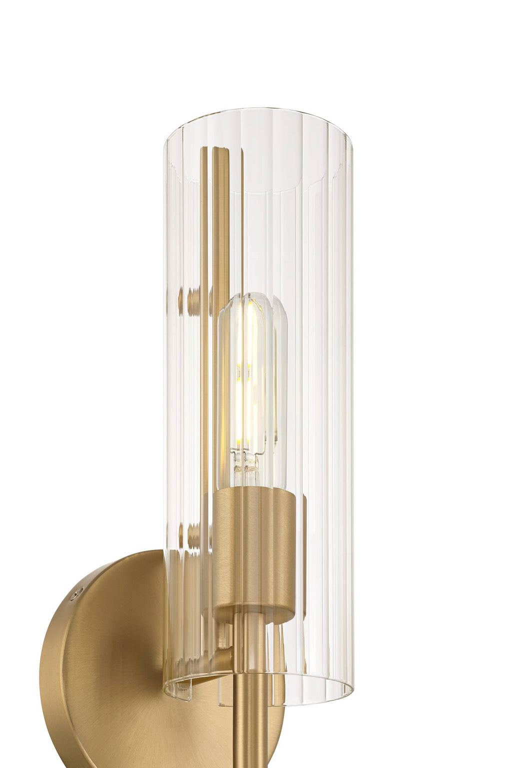 Brushed Champagne Wall Sconce Set of 2